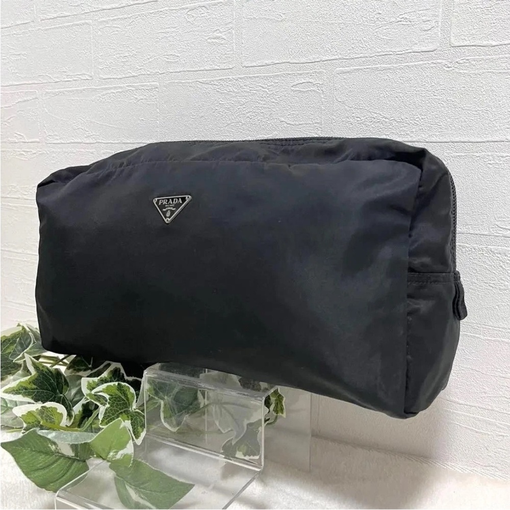 Prada Black Nylon Cosmetic Bag - Picture 2 of 13